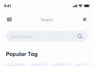 Blog News App UI Kit