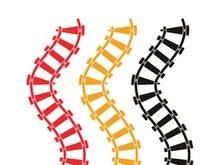 Train way icon vector for designer