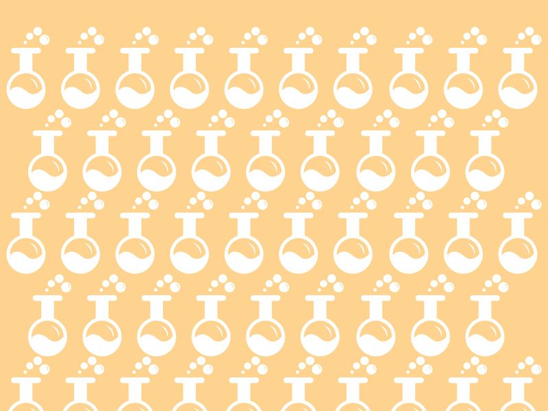 Seamless pattern laboratory vector