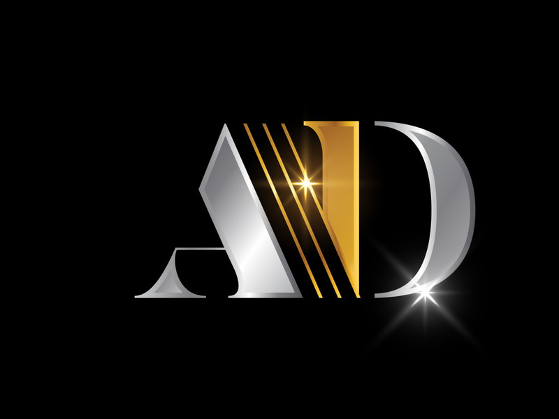 Initial Letter A D Logo Design Vector. Graphic Alphabet Symbol For Corporate Business Identity