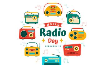 13 World Radio Day Illustration