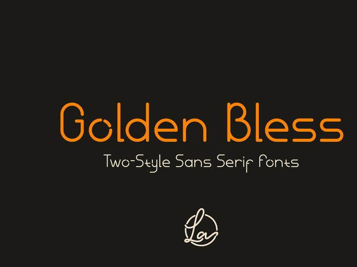 Golden Bless - Modern Sans Serif