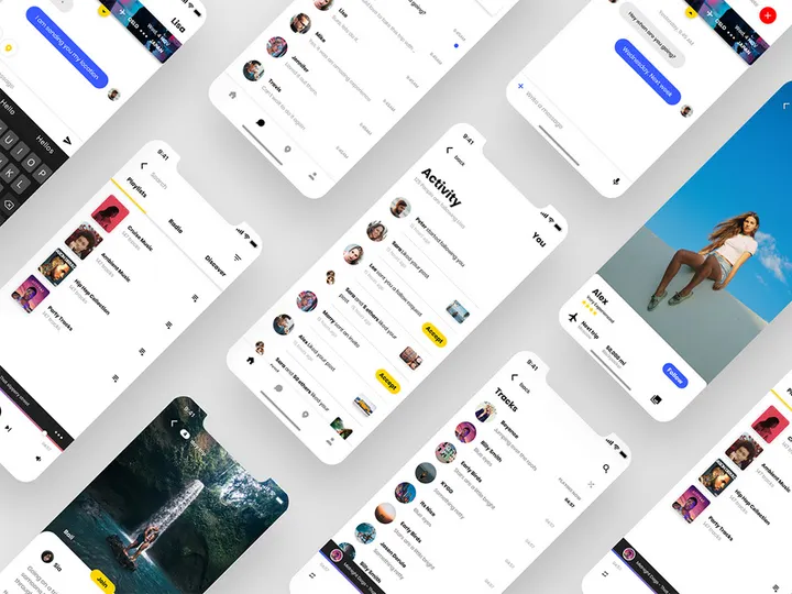 Backpack - UI Kit Free for Adobe XD