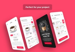 Coffee Store App UI Kits