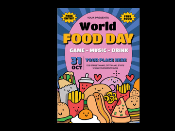 Food Day Flyer preview picture