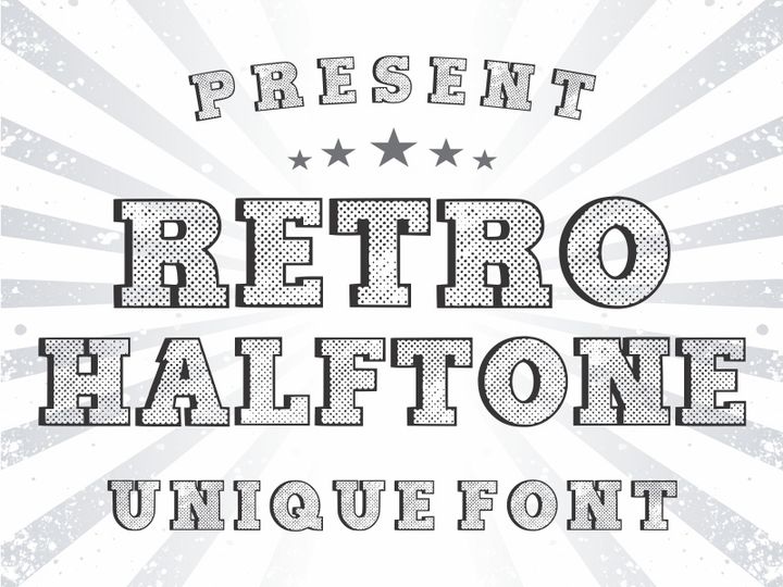 Retro Halftone