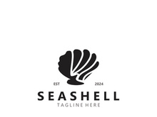 Seashell Logo. Ocean Animals premium quality graphic outline symbols collection
