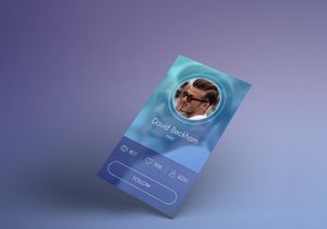 Celebrity profiles iOS mockups