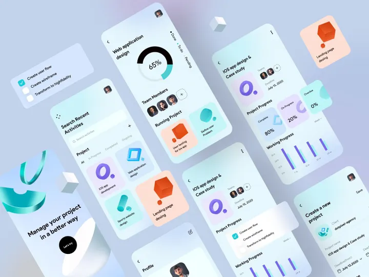 Project Management Mobile Application Design