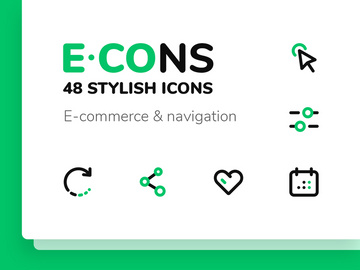 E-CONS Icons set preview picture
