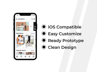 Fashion App UI Kit & Prototype