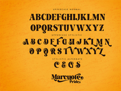 Marcuote Pride - Serif Vintage Font