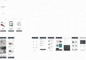 SNEAKERZ Ecommerce mobile app ui kit IOS