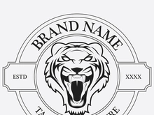 Tiger logo vintage