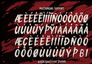 Tangkurak | Horror Font
