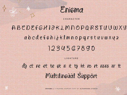 Enigma - Display Font