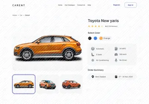 Carent - Car Rental Landing Page v.2
