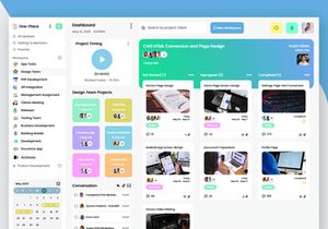 Task and Project Management Web Template Mockup