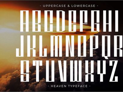 Heaven - Condensed Sans Serif