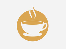 Coffee cup Logo  coffee shop vector icon design