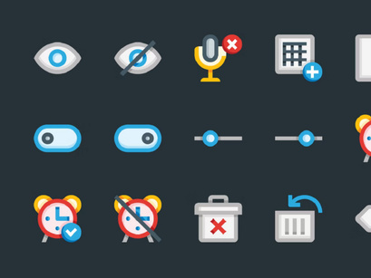 Essential Flat UI Icons