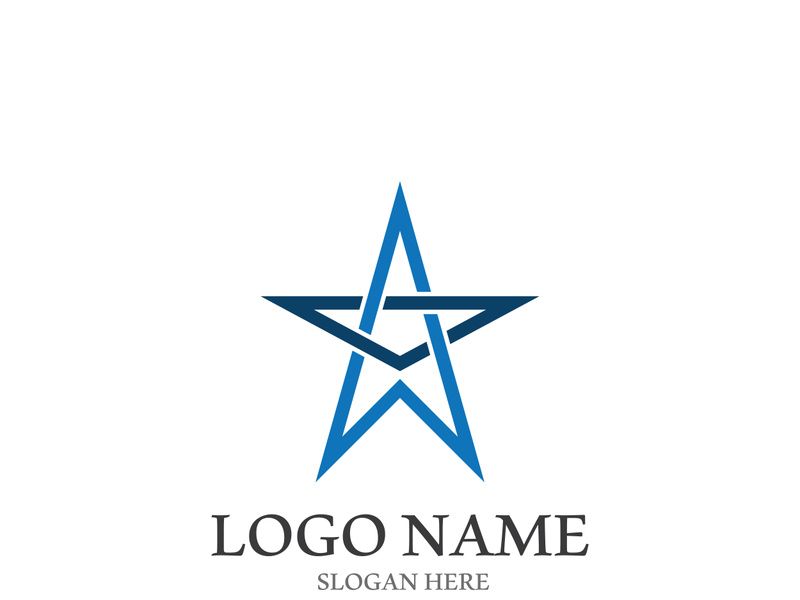 Star icon template vector illustration design