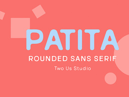 PATITA - ROUNDED SANS SERIF FONT FAMILY preview picture
