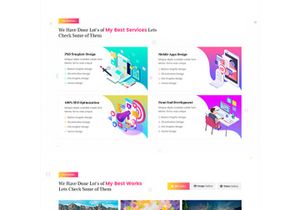 Alax Smith - Personal Resume PSD Template