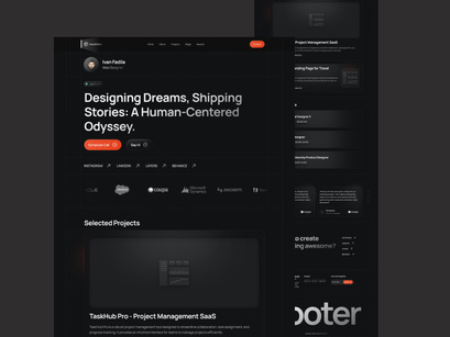 Halahfolio - Portofolio Website Template (Style 2)