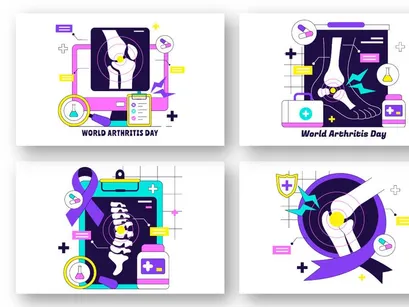 10 World Arthritis Day Illustration