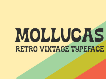 MOLLUCAS - RETRO VINTAGE FONT preview picture