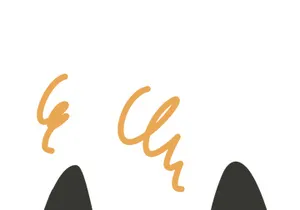 Emoji cat icons illustration
