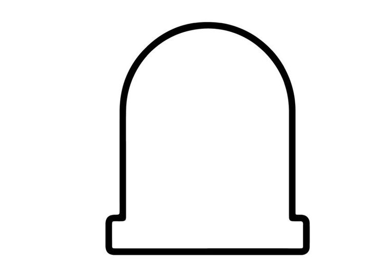 Minimalist Halloween candy bucket icon isolated on white. Simple trick-or-treat bag vector illustration for festive designs.