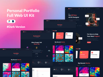 Personal Portfolio Web UI Kit