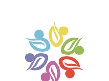 Community, network and social icon design template