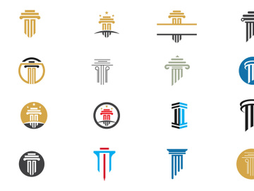 Pillar Law Logo vector preview picture