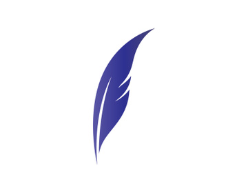 Feather Logo Vector design Template preview picture