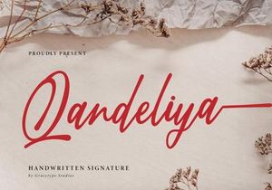 Qandeliya | Handwritten Signature
