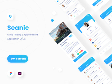 Seanic - Find Clinic App UI Kit preview picture