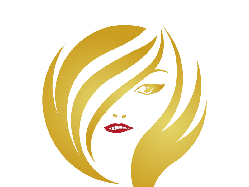 Women beauty, salon, spa, hair minimalist logo design inspiration