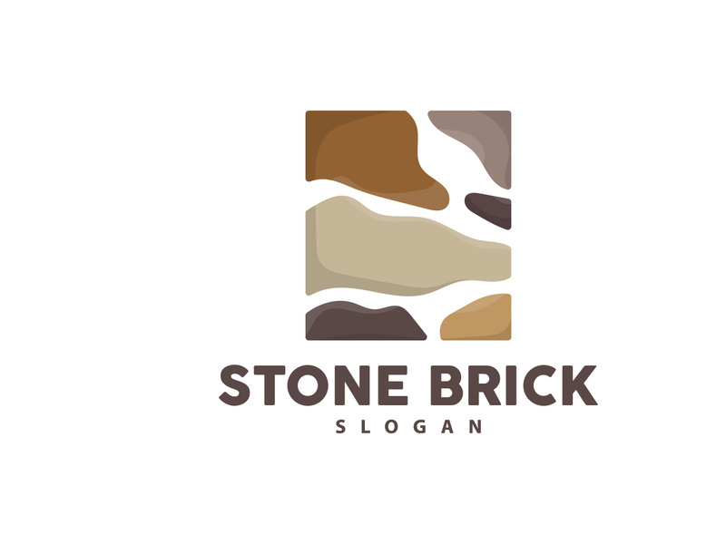 Stone Logo, Premium Elegant Design, Stone Balance Vector