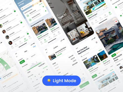 HomeQu - Real Estate Mobile App UI Kit