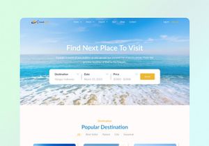 Travelgood - Travel Agency Website Landing Page Design