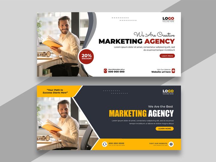 Digital Marketing Facebook Cover Banner Ver-30