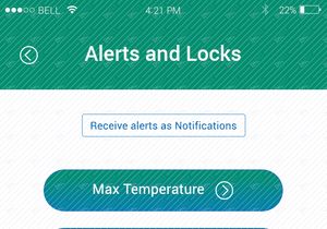 Temperature Remote control app UI kits Template