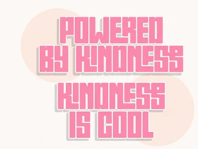 Kindness - Modern Sans Display Font