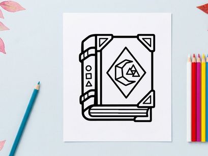Ikon peti harta berbentuk berlian Halloween dengan tepi bercahaya. Simbol kotak jarahan vintage menyeramkan untuk permainan, aplikasi, dan desain perayaan.