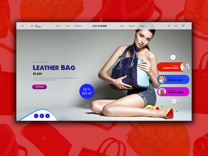 Leather Bag-style-Landing Page