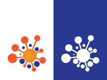 Molecule symbol logo template vector illustration design