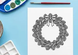 Holiday celebration with festive decorations